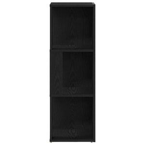 Γωνιακά ράφια 33 x 33 x 100 cm Επεξεργασμένο Ξύλο Μαύρη Δρυς