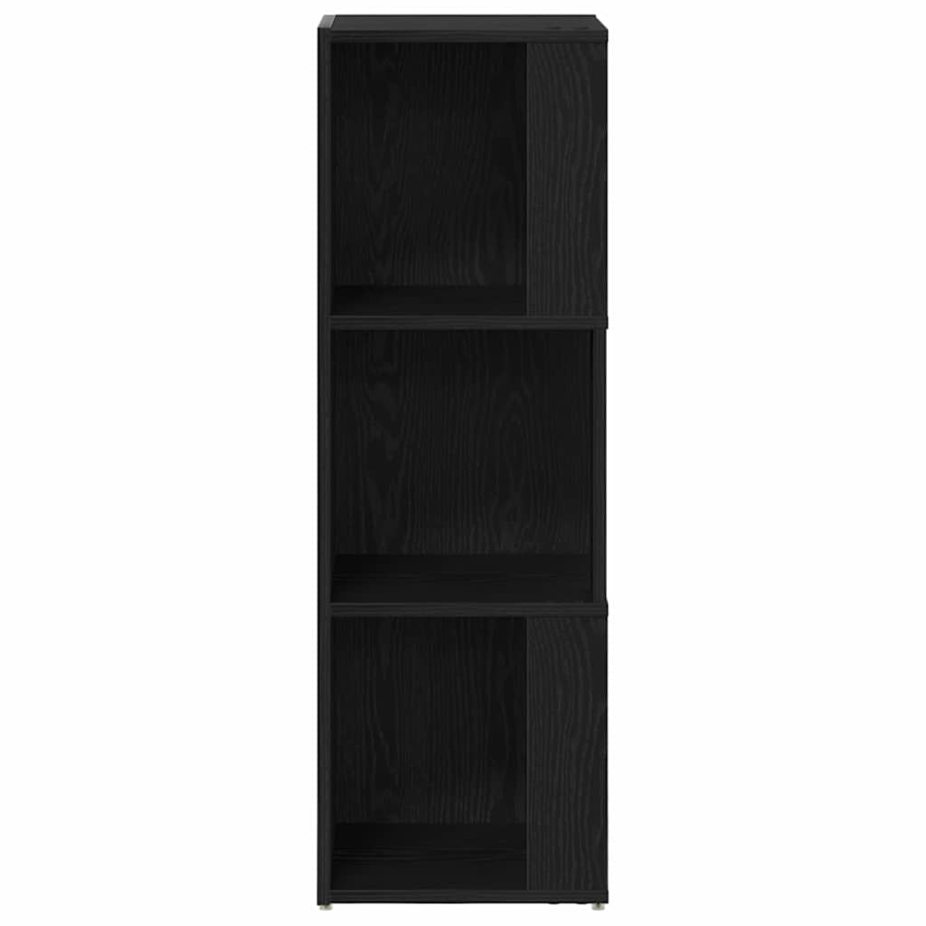 Γωνιακά ράφια 33 x 33 x 100 cm Επεξεργασμένο Ξύλο Μαύρη Δρυς