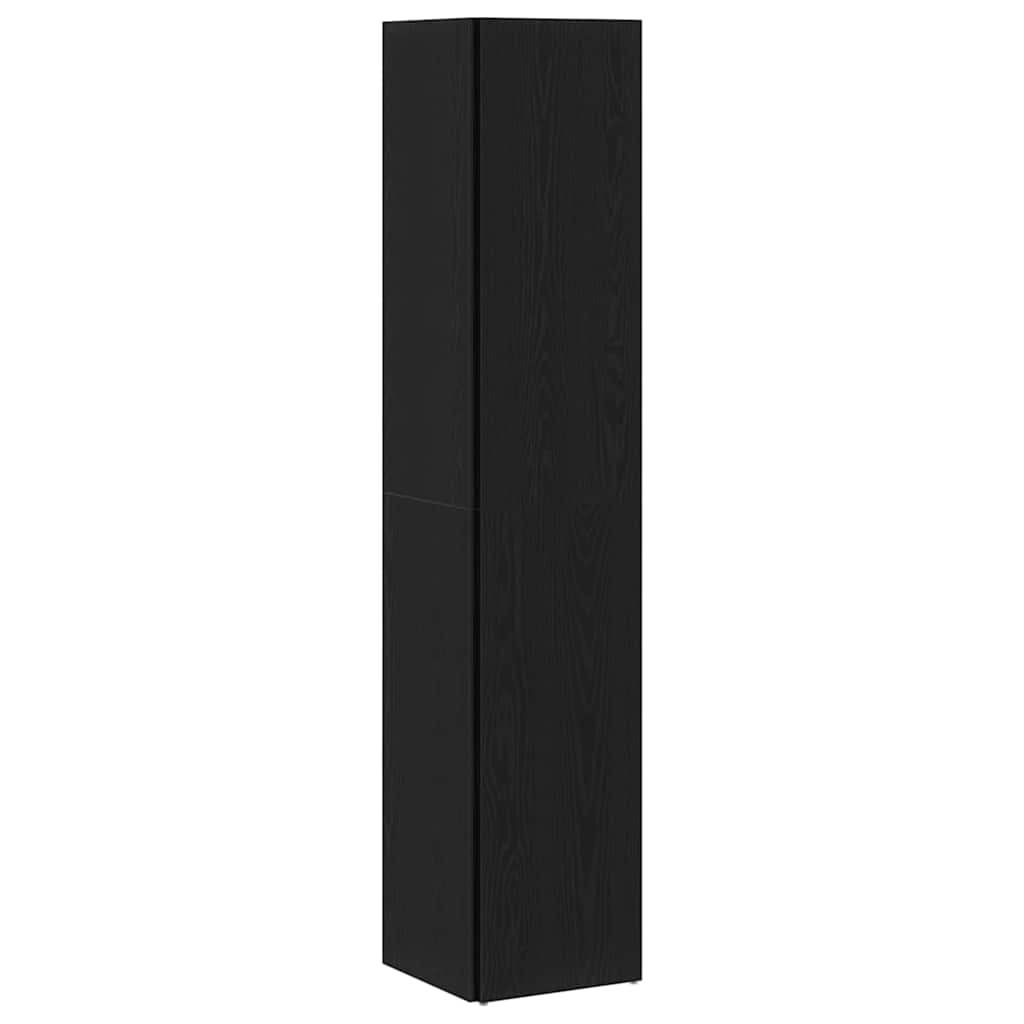 Γωνιακά ράφια Μαύρη Οξυά 33 x 33 x 164,5 cm Επεξεργασμένο ξύλο - Pakobazaar