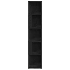 Γωνιακά ράφια Μαύρη Οξυά 33 x 33 x 164,5 cm Επεξεργασμένο ξύλο - Pakobazaar