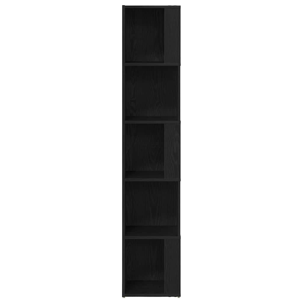 Γωνιακά ράφια Μαύρη Οξυά 33 x 33 x 164,5 cm Επεξεργασμένο ξύλο - Pakobazaar
