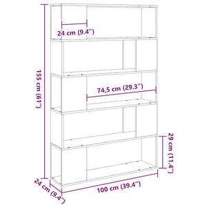 Σετ επίπλου τηλεόρασης 100 x 24 x 155 cm Μαύρη Οξυά