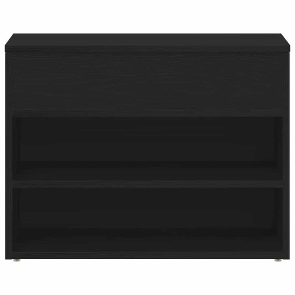 Πάγκος για παπούτσια με ράφι Μαύρη Οξυά 60 x 30 x 45 cm