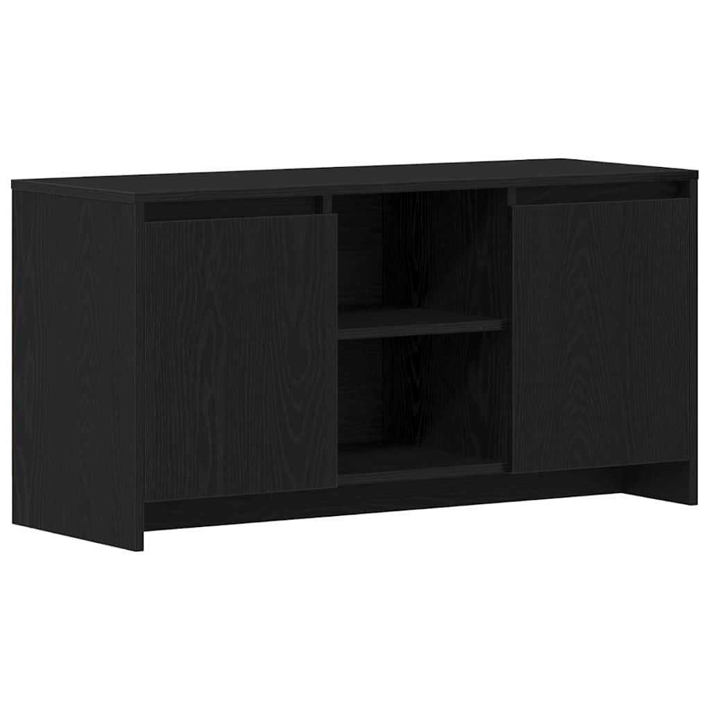 Ντουλάπι TV Μαύρη Οξυά 102 x 37,5 x 52,5 εκ Επεξεργασμένο ξύλο - Pakobazaar