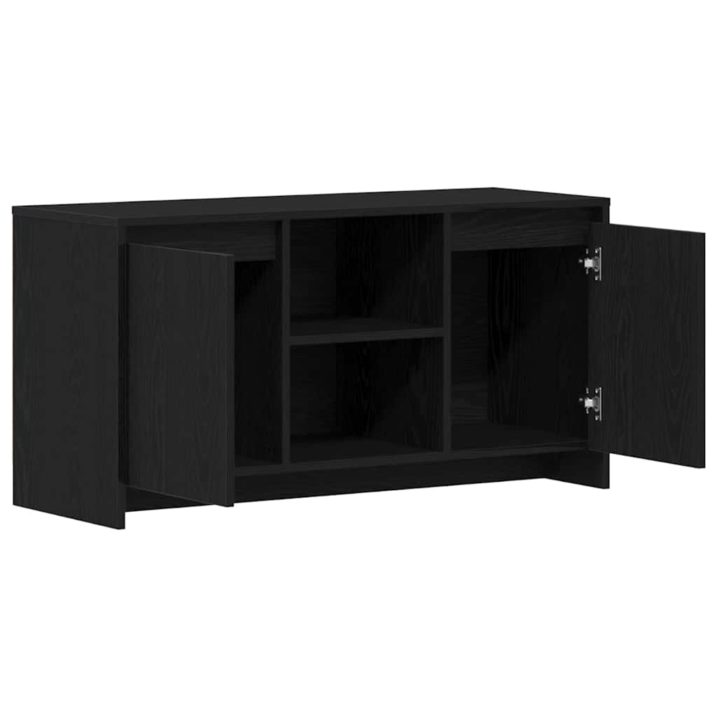 Ντουλάπι TV Μαύρη Οξυά 102 x 37,5 x 52,5 εκ Επεξεργασμένο ξύλο - Pakobazaar