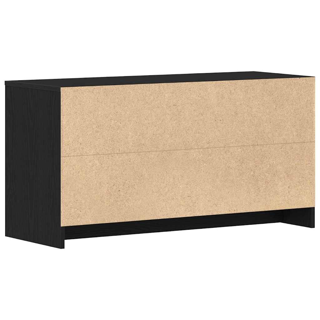 Ντουλάπι TV Μαύρη Οξυά 102 x 37,5 x 52,5 εκ Επεξεργασμένο ξύλο - Pakobazaar