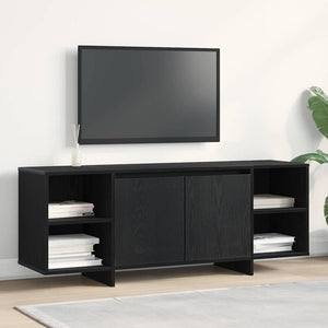 Ντουλάπι TV 130 x 35 x 50 εκ Μαύρη Δρυς Επεξεργασμένο Ξύλο