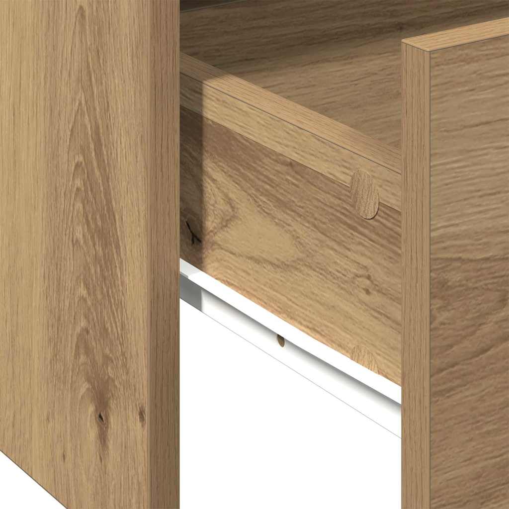 Τραπεζάκι σαλονιού με συρτάρι Artisan Oak 102 x 55 x 43,5 εκ. - Pakobazaar