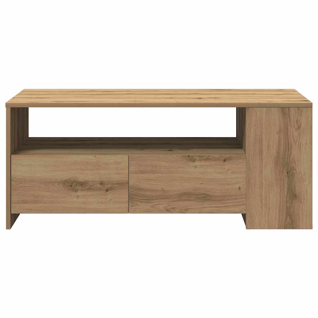 Τραπεζάκι σαλονιού με συρτάρι Artisan Oak 102 x 55 x 43,5 εκ. - Pakobazaar