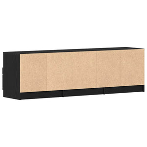 Ντουλάπι TV 150 x 33,5 x 45 εκ. Μαύρη Οξυά Επεξεργασμένο Ξύλο