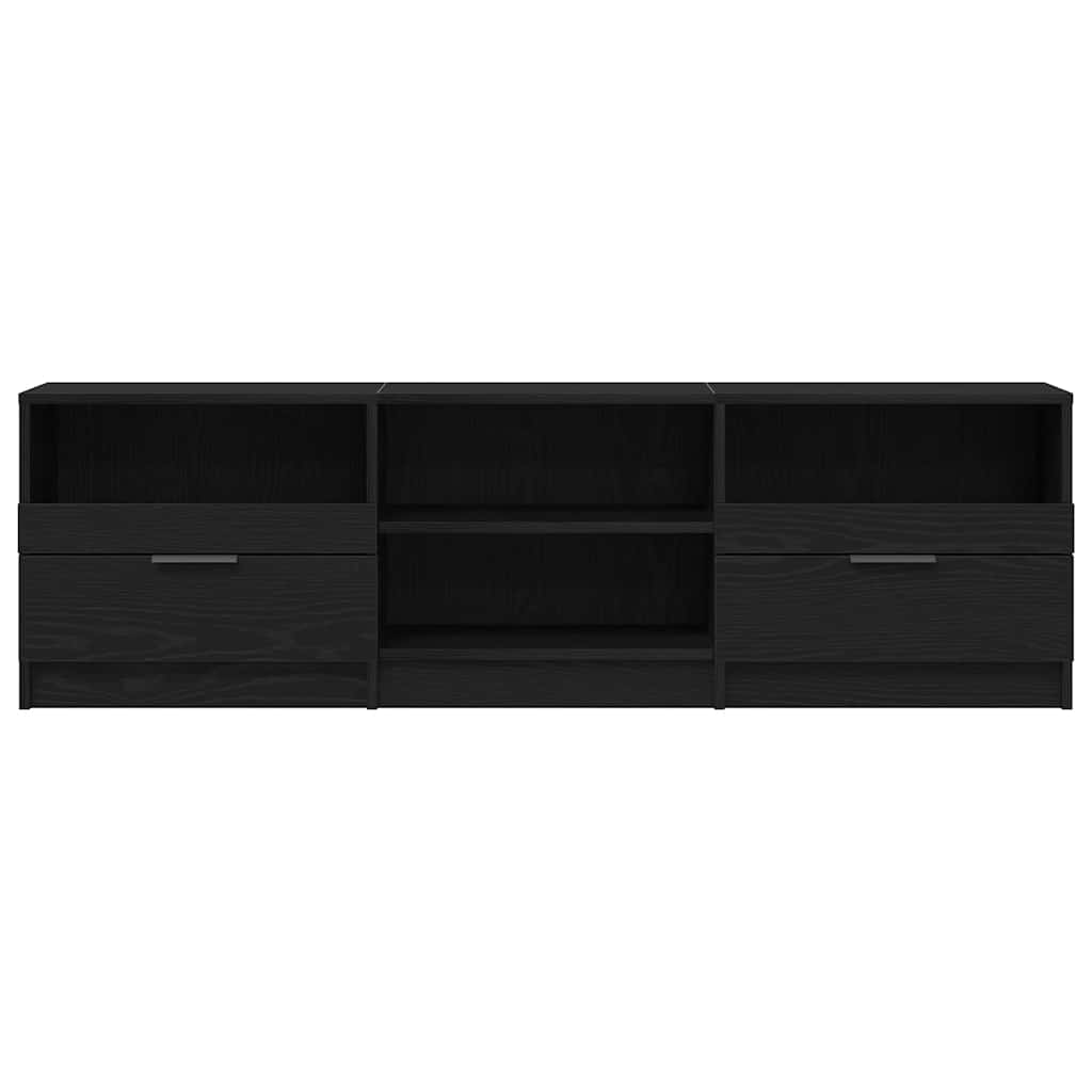 Ντουλάπι TV Μαύρη Οξυά 150 x 33,5 x 45 εκ. Επεξεργασμένο ξύλο