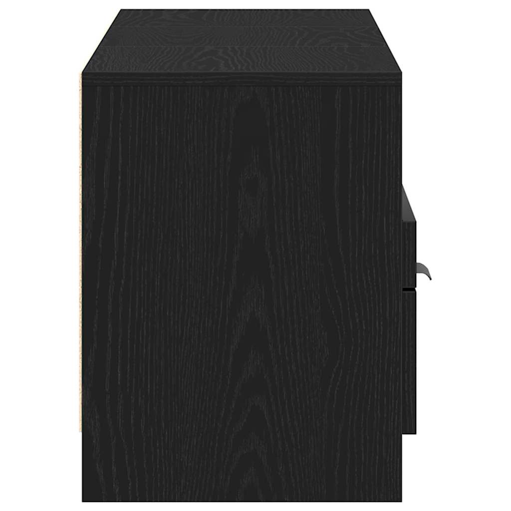 Ντουλάπι TV Μαύρη Οξυά 150 x 33,5 x 45 εκ. Επεξεργασμένο ξύλο