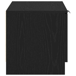 Ντουλάπι TV 80 x 35 x 36,5 cm Μαύρη Οξυά Επεξεργασμένο Ξύλο