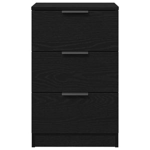 Κομοδίνο Μαύρη Οξυά 40 x 65 x 65 εκ. Επεξεργασμένο ξύλο - Pakobazaar