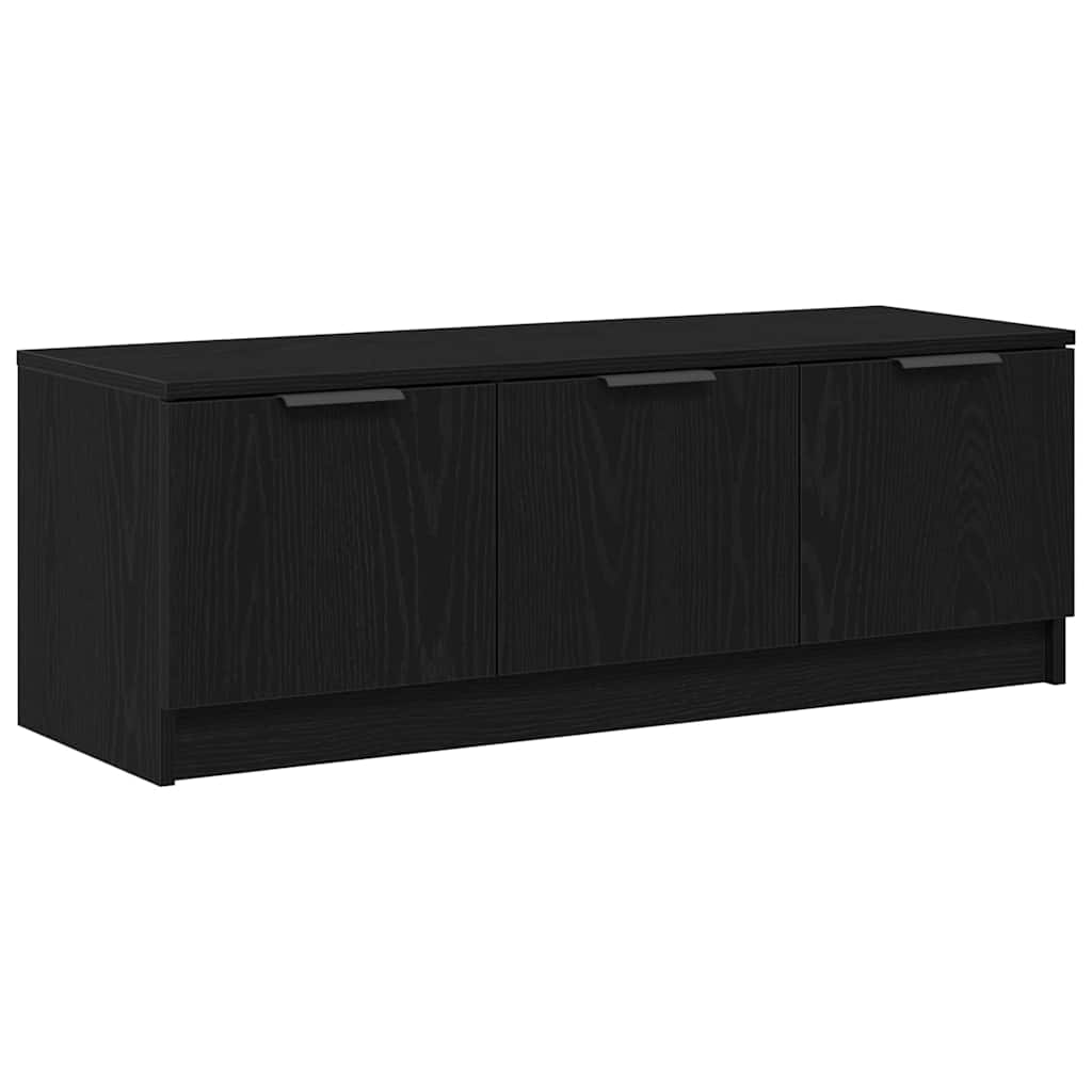 Ντουλάπι TV Μαύρη Οξυά 102 x 35 x 36,5 εκ Επεξεργασμένο ξύλο - Pakobazaar