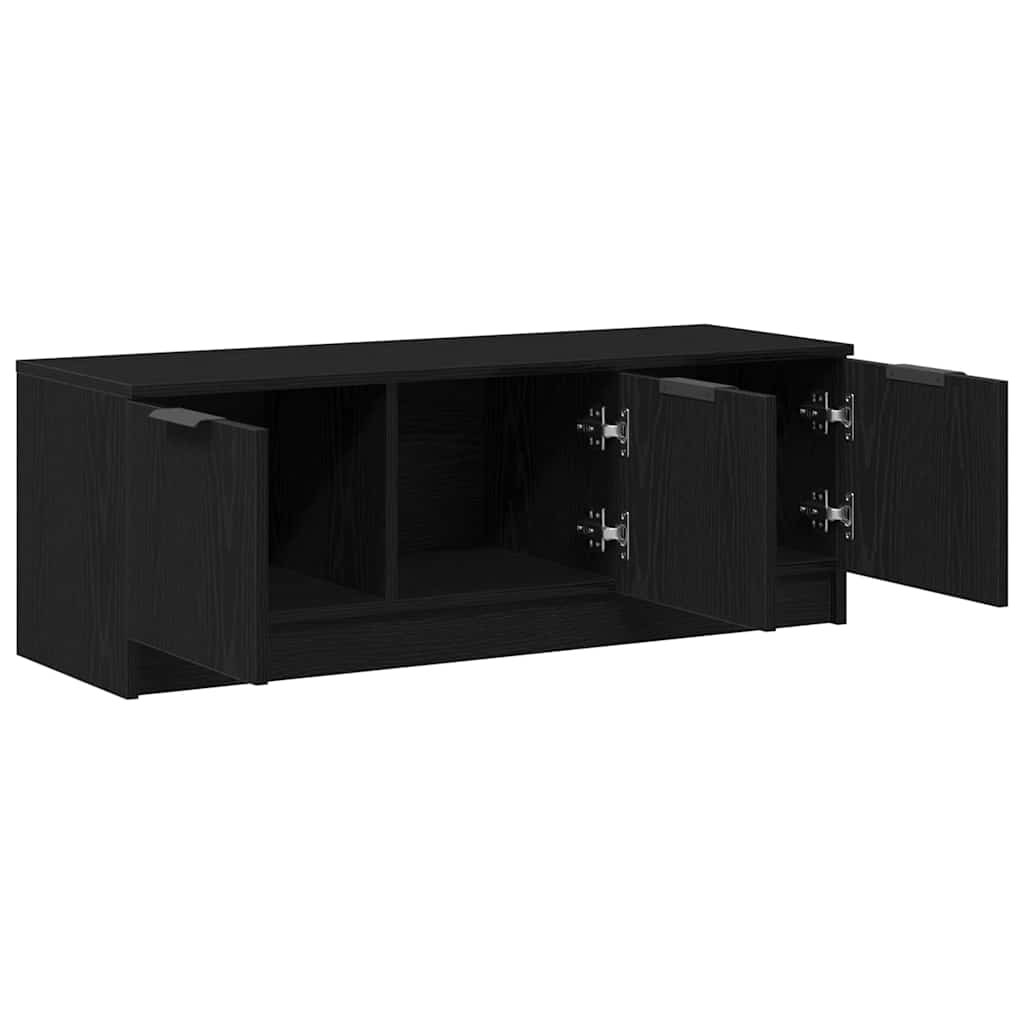 Ντουλάπι TV Μαύρη Οξυά 102 x 35 x 36,5 εκ Επεξεργασμένο ξύλο - Pakobazaar