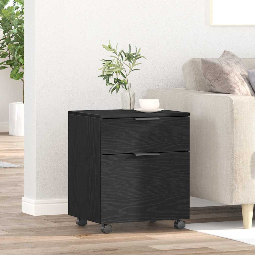 Ντουλάπα Αρχείων Μαύρη Οξυά 45 x 38 x 54 εκ Επεξεργασμένο ξύλο - Pakobazaar