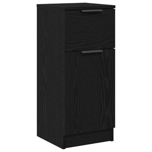 Πλαϊνό γραφείο με συρτάρι 2 pcs Μαύρη Οξυά 30 x 30 x 70 εκ. - Pakobazaar