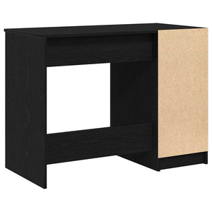 Γραφείο με πόρτα Μαύρη Οξυά 100 x 50 x 75 cm Επεξεργασμένο ξύλο - Pakobazaar