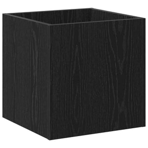 Γλάστρα Μαύρη Οξυά 40 x 38.5 x 40 εκ Επεξεργασμένο ξύλο - Pakobazaar