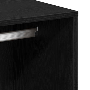 Καλλυντικό Ντουλάπι με συρτάρι Μαύρη Οξυά 80 x 40 x 75 εκ. - Pakobazaar