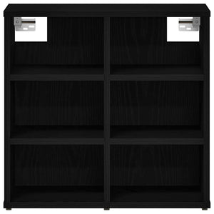 Ντουλάπα Παπουτσιών με ράφι Μαύρη Οξυά 52 x 30 x 50,5 εκ. - Pakobazaar