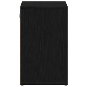 Ντουλάπα Παπουτσιών με ράφι Μαύρη Οξυά 52 x 30 x 50,5 εκ. - Pakobazaar