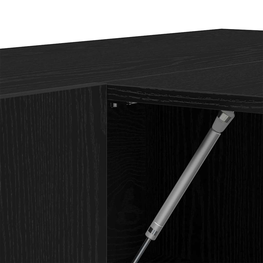 Ντουλάπα διαδρόμου με ράφι Μαύρη Οξυά 97,5 x 37 x 99 εκ. - Pakobazaar