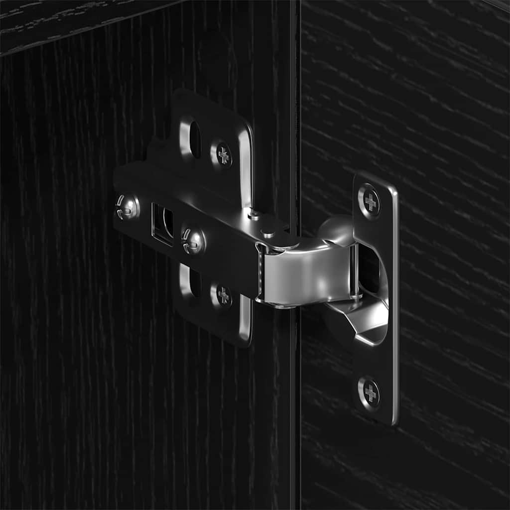 Ντουλάπι TV Μαύρη Οξυά 150 x 30 x 50 εκ Επεξεργασμένο ξύλο - Pakobazaar