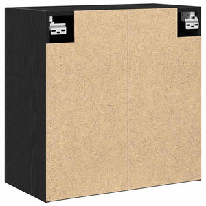 Ντουλάπα Τοίχου Μαύρη Οξυά 60 x 30 x 60 cm Επεξεργασμένο ξύλο - Pakobazaar