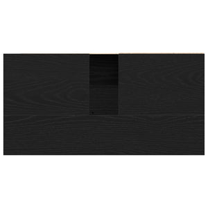 Ντουλάπι Μπάνιου Μαύρη Οξυά 65 x 33 x 60 εκ Επεξεργασμένο Ξύλο