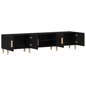 Ντουλάπι TV 180 x 31,5 x 40 εκ. Μαύρη Οξυά Επεξεργασμένο Ξύλο