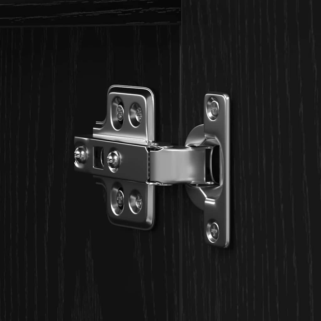 Ντουλάπι TV Μαύρη Οξυά 180 x 31,5 x 40 εκ. Επεξεργασμένο ξύλο - Pakobazaar