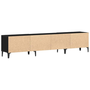 Ντουλάπι TV Μαύρη Οξυά 180 x 31,5 x 40 εκ. Επεξεργασμένο ξύλο - Pakobazaar