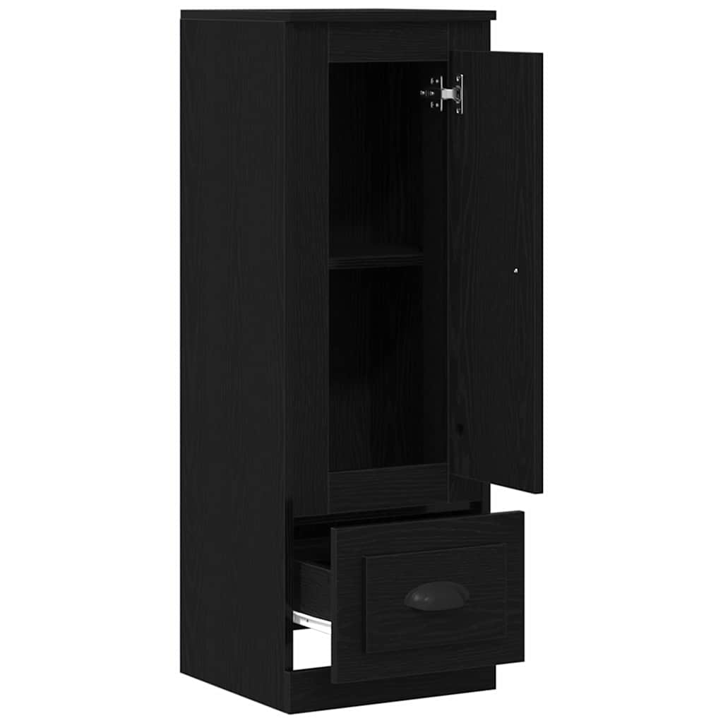 Highboard Μαύρη Οξυά 36 x 35.5 x 103.5 εκ. Επεξεργασμένο ξύλο