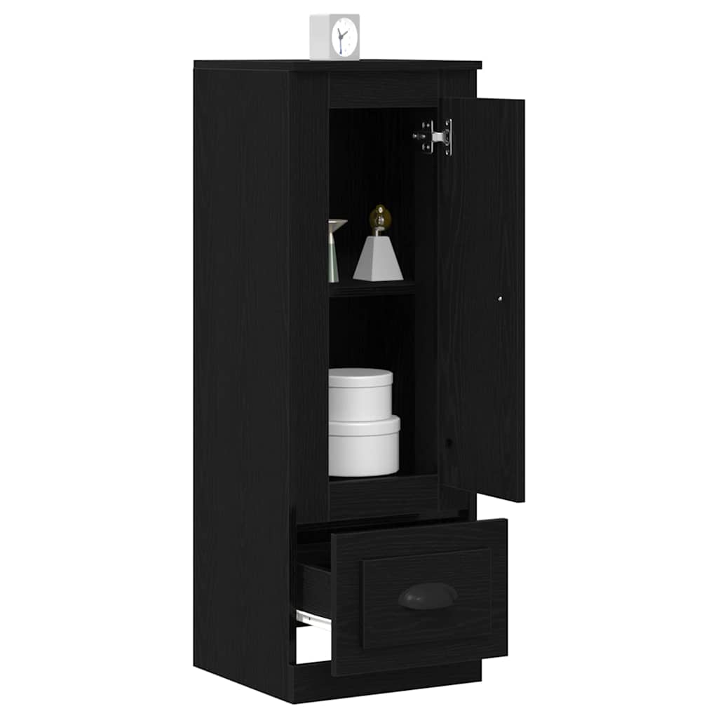 Highboard Μαύρη Οξυά 36 x 35.5 x 103.5 εκ. Επεξεργασμένο ξύλο