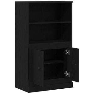 Υψηλός Μπουφές Μαύρη Οξυά 60 x 35.5 x 103.5 εκ. - Pakobazaar
