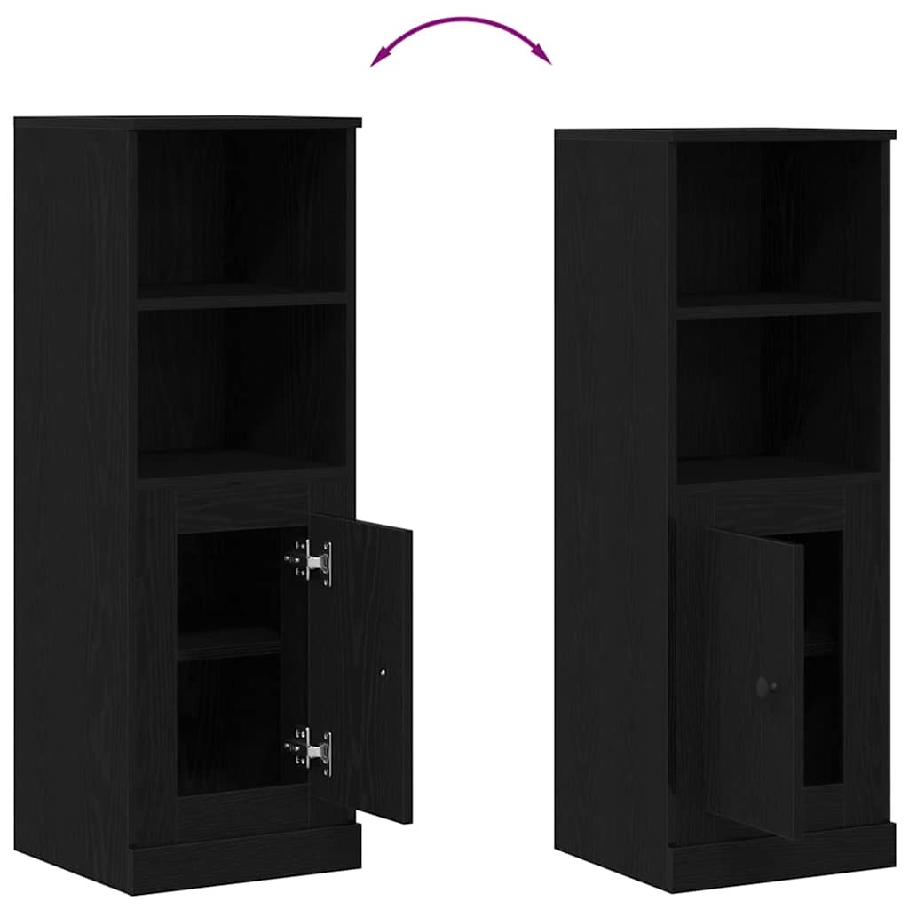 Μπουφές Μαύρη Οξυά 36 x 35.5 x 103.5 εκ Επεξεργασμένο ξύλο - Pakobazaar