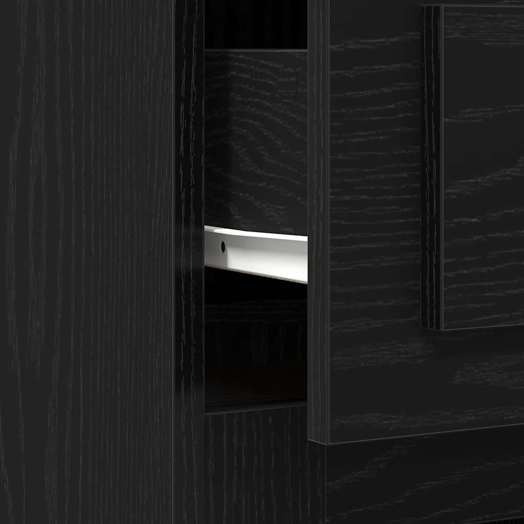 Γραφείο Μαύρη Οξυά 50 x 115 x 75 εκ. Επεξεργασμένο ξύλο - Pakobazaar