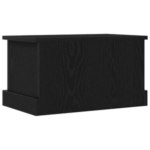 Κουτί αποθήκευσης Μαύρη δρυς 50 x 30 x 28 cm Επεξεργασμένο ξύλο - Pakobazaar