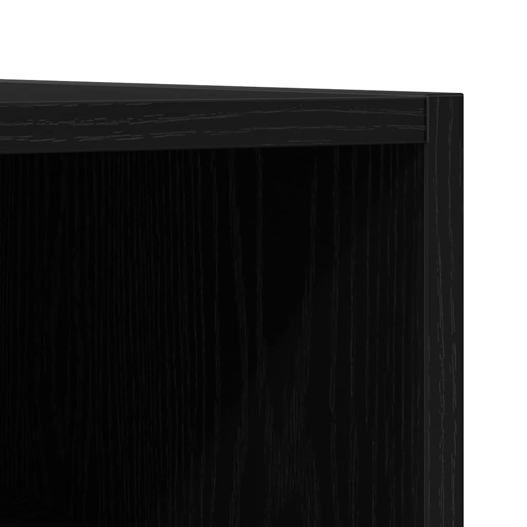 Ντουλάπι δίσκων βινυλίου Μαύρη δρυς 84,5 x 38 x 48 cm - Pakobazaar