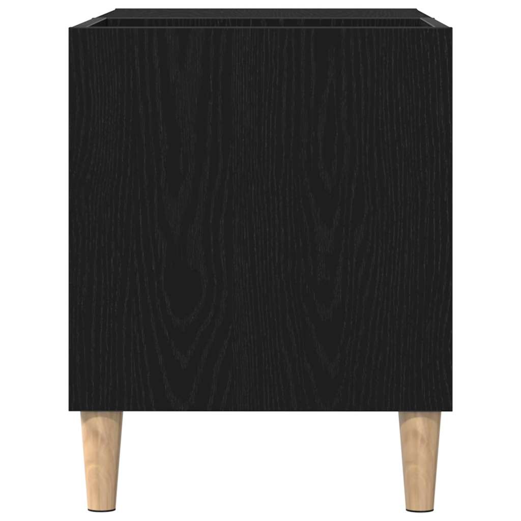 Ντουλάπι δίσκων βινυλίου Μαύρη δρυς 84,5 x 38 x 48 cm - Pakobazaar