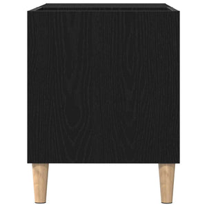 Ντουλάπι δίσκων βινυλίου Μαύρη δρυς 84,5 x 38 x 48 cm - Pakobazaar