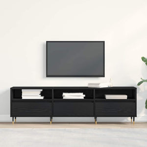 Ντουλάπι TV Μαύρη Οξυά 150 x 30 x 44,5 εκ. Επεξεργασμένο ξύλο - Pakobazaar