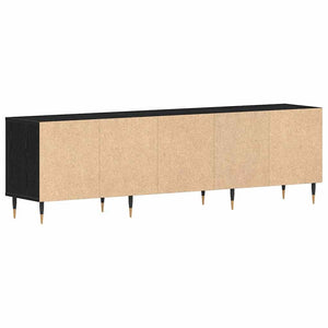Ντουλάπι TV Μαύρη Οξυά 150 x 30 x 44,5 εκ. Επεξεργασμένο ξύλο - Pakobazaar
