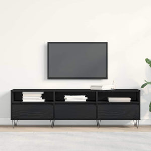 Ντουλάπι TV 150 x 30 x 44,5 εκ. Μαύρη Οξυά Επεξεργασμένο Ξύλο