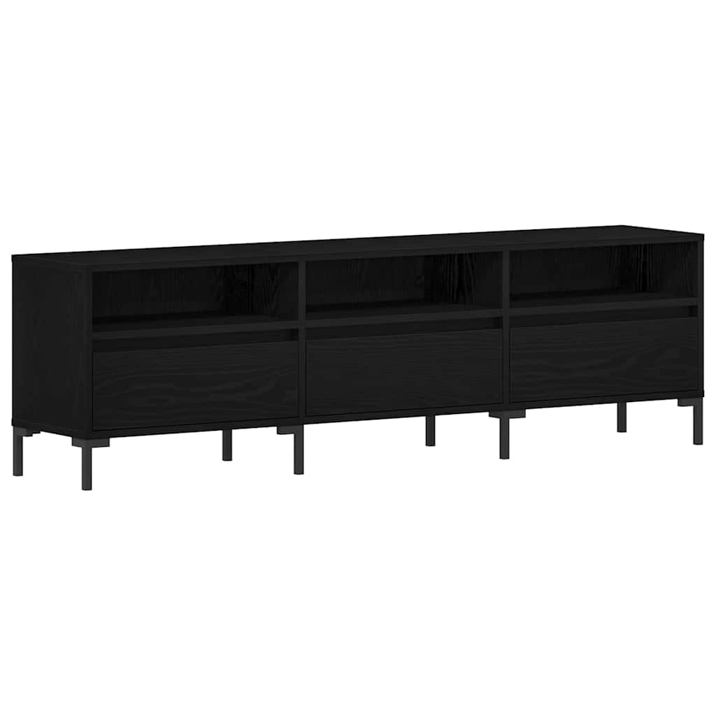 Ντουλάπι TV Μαύρη Οξυά 150 x 30 x 44,5 εκ. Επεξεργασμένο ξύλο
