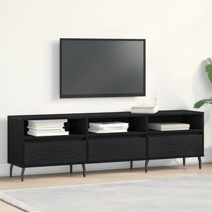 Ντουλάπι TV Μαύρη Οξυά 150 x 30 x 44,5 εκ. Επεξεργασμένο ξύλο - Pakobazaar