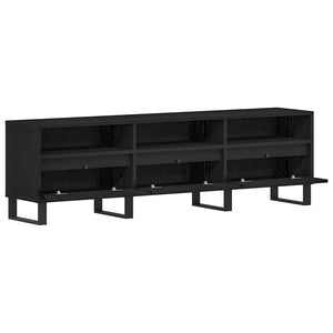 Ντουλάπι TV 150 x 30 x 44,5 εκ. Μαύρη Οξυά Επεξεργασμένο Ξύλο