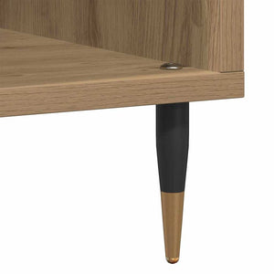 Ντουλάπι δίσκων βινυλίου με ράφι artisan δρυς 100 x 38 x 48 εκ. - Pakobazaar